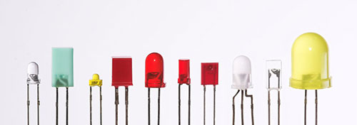Assortiment LED's in verschillende kleuren